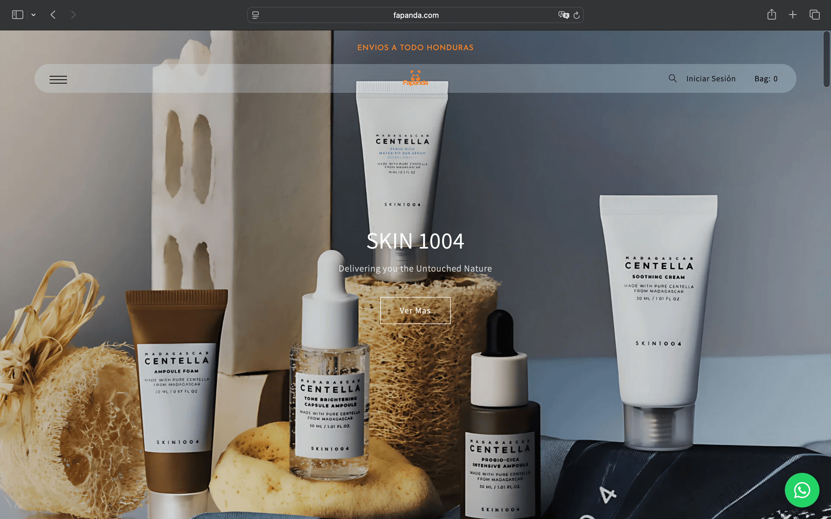 Fapanda — E-commerce · Skincare